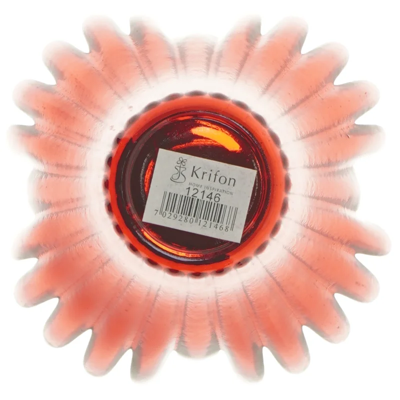 Dekorativ vase i glas fra Krifon (str. 14 cm)