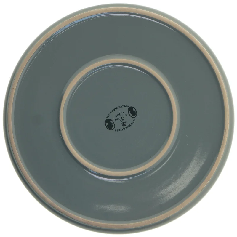 Grå keramik tallerkener fra Sustainable Orphans (str. Ø ø 25 cm. 4 styk)