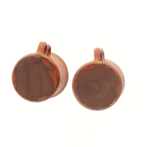 Keramiske krus med dobbelt hank (str. Ø 9x11 cm)