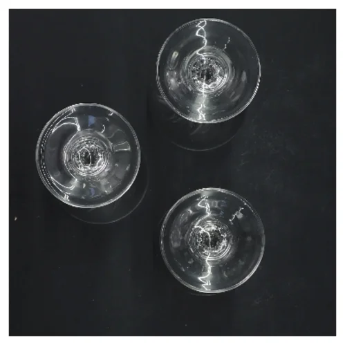 Vinglas sæt, 3 stk (str. 3 stk Ø 6,5 cm længde 14 cm)