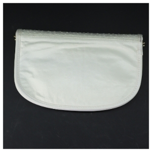 Hvid clutch taske fra La Toscana (str. 23x17,5 cm)