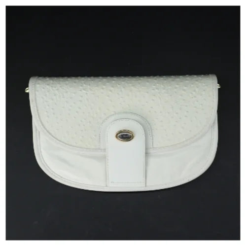 Hvid clutch taske fra La Toscana (str. 23x17,5 cm)