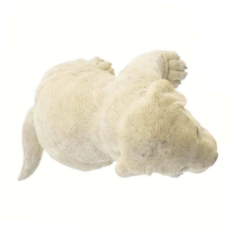 Hundefigur i keramik (str. 13 cm)