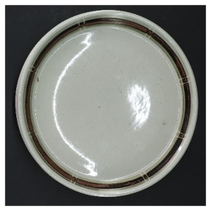 Tallerkener med kantmønster, 4 stk fra Desiree (str. 4 styk, ø 18 cm)