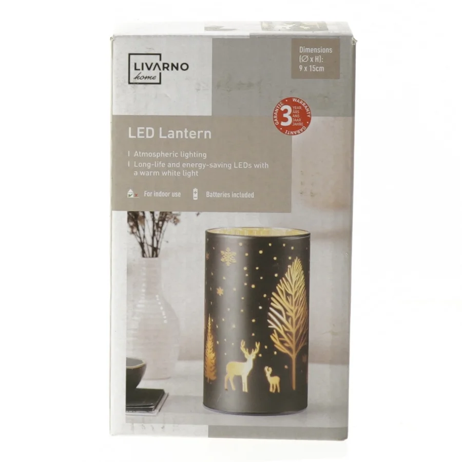 LED lygte fra Livarno Home (str. Ø 9 cm højde 15 cm)