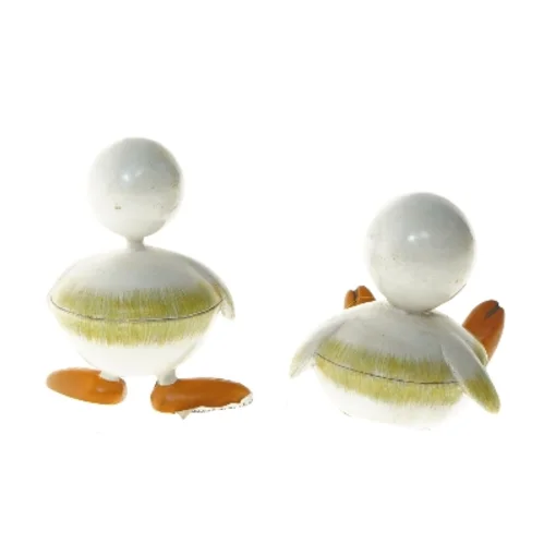 Dekorative andefigurer (str. 2 stk 11 cm)