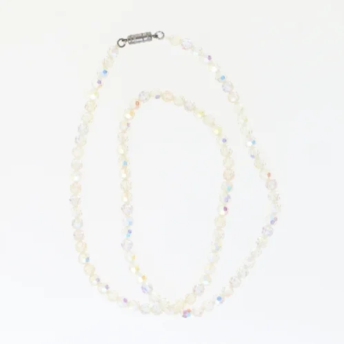 Glasperlekæde (str. 60 cm)