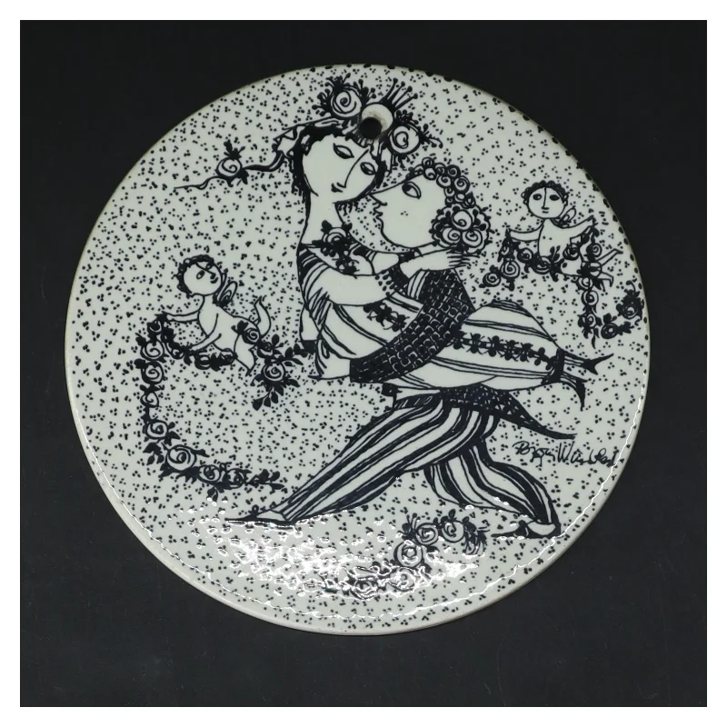 Vægdekoration Marts Victoire fra Bjørn Wiinblad (str. Ø 15,5 cm)