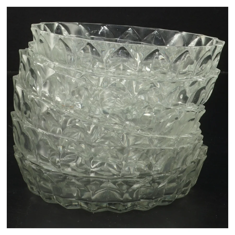 Glas skålesæt (str. 6 stk Ø 14,5 cm)