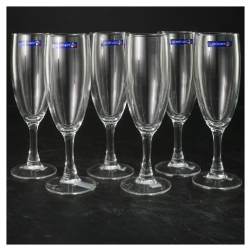Sæt med 6 champagneglas fra Luminarc fra Luminarc (str. 17,5x6 cm)