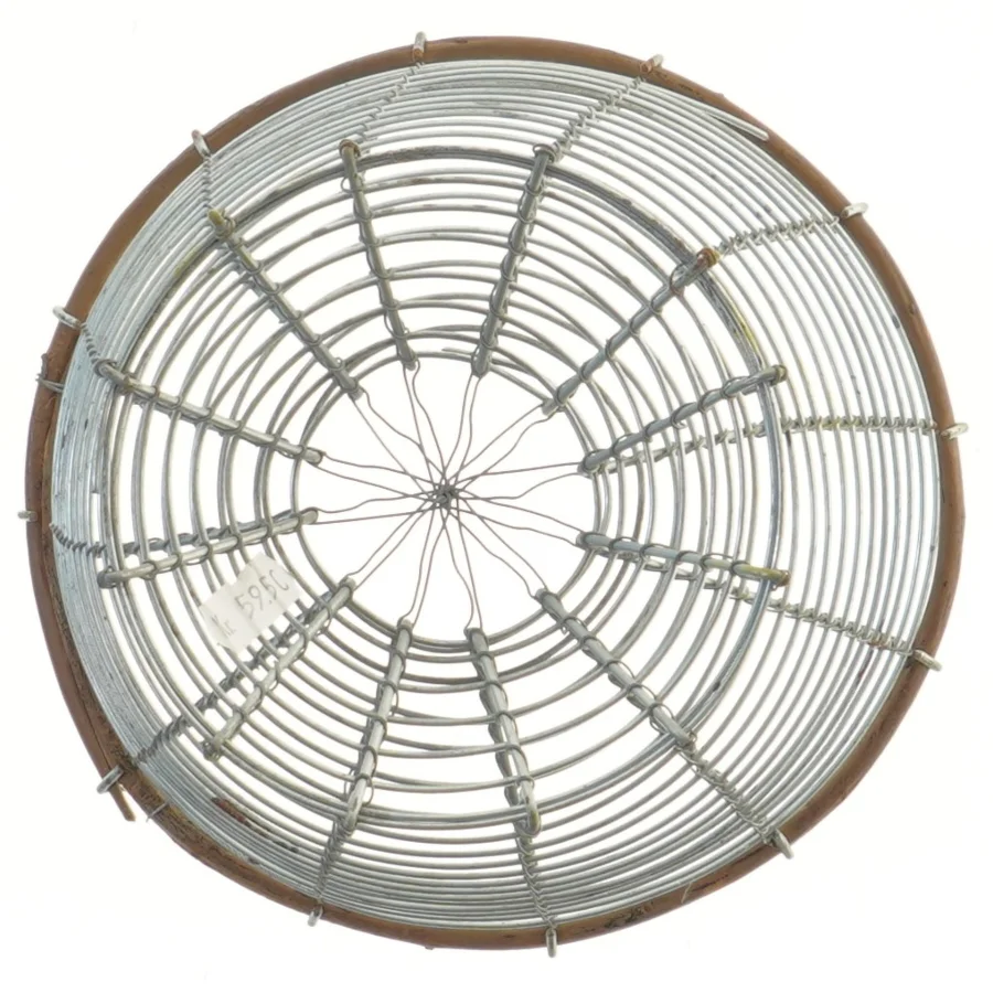 Metaltråds kurv (str. Ø 20 cm længde 15 cm)
