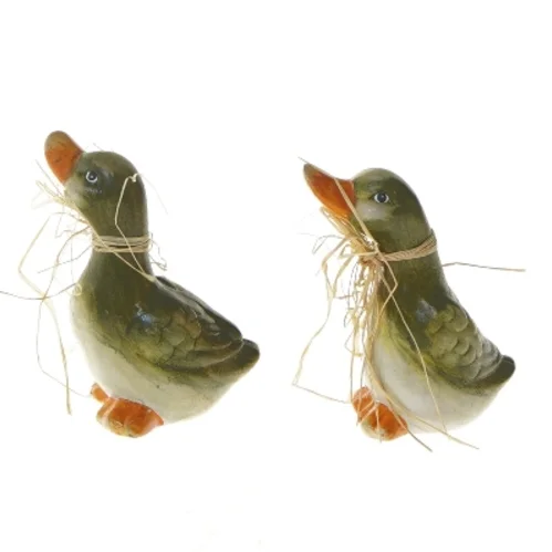 Dekorative andefigurer (str. 2 stk 9 cm)