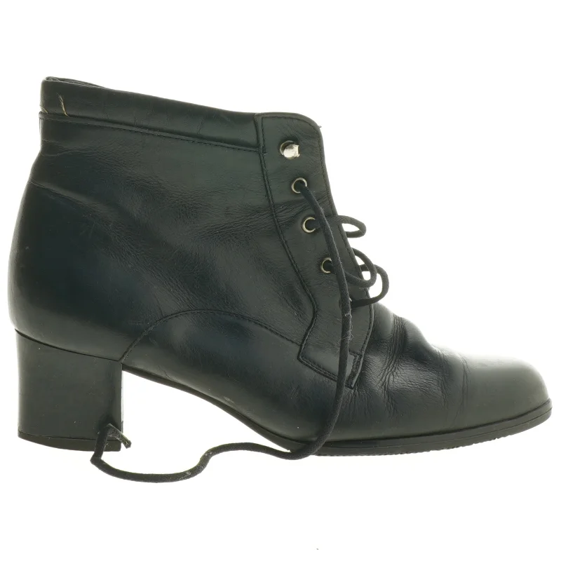 Sort snørestøvle, størrelse 36 (str. 36 )