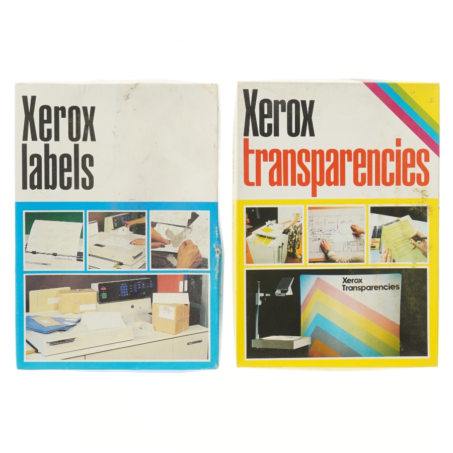Xerox etiket og transparenter fra Xerox (str. A4 cm)