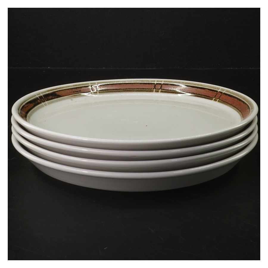 Porcelænstallerkener, 4 styk fra Desiree (str. 4 styk, ø 23 cm)