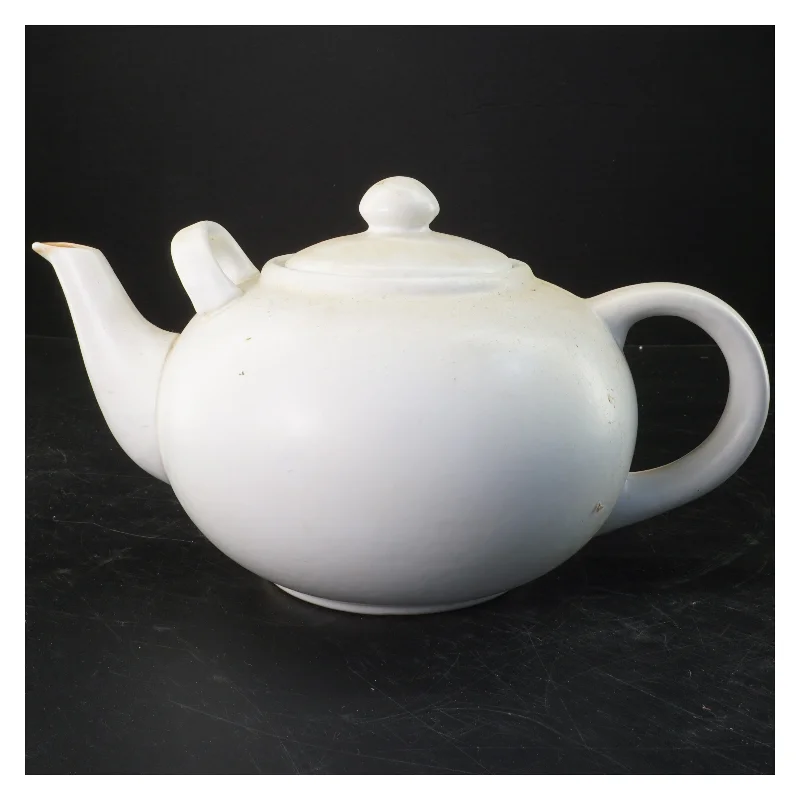 Hvid porcelæn tekande (str. 32x17x21 cm)