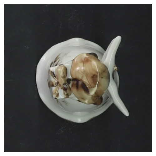 Porcelænsfigur af en engel (str. 11,5 cm)