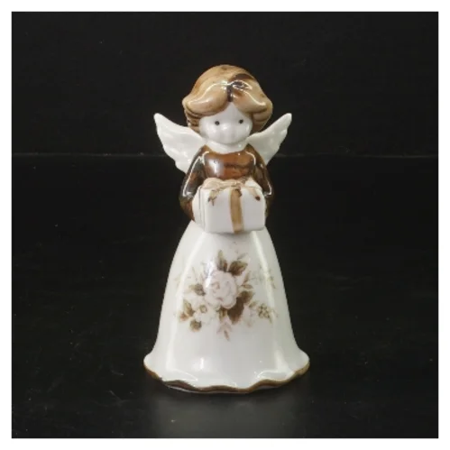 Porcelænsfigur af en engel (str. 11,5 cm)