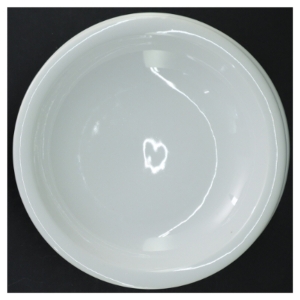 6 pastatallerkener/dybe tallerkener, hvidt porcelæn (str. 20 cm)