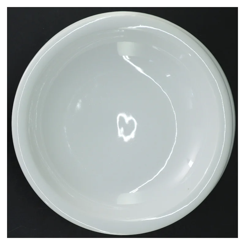 6 pastatallerkener/dybe tallerkener, hvidt porcelæn (str. 20 cm)