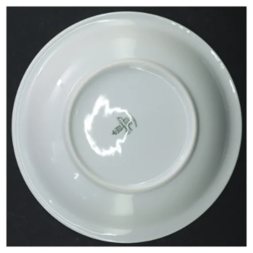 6 pastatallerkener/dybe tallerkener, hvidt porcelæn (str. 20 cm)