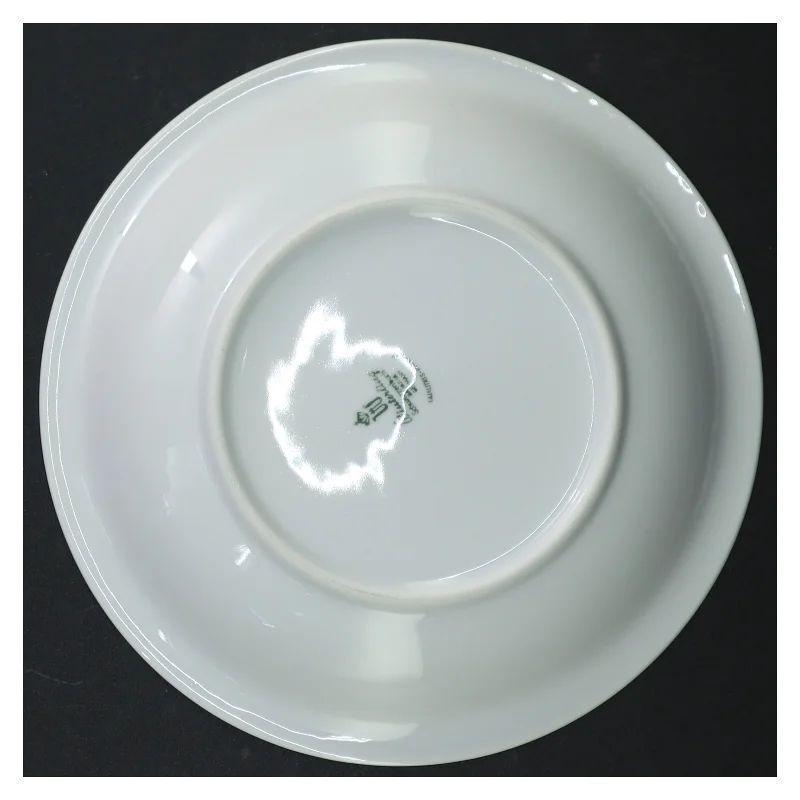 6 pastatallerkener/dybe tallerkener, hvidt porcelæn (str. 20 cm)