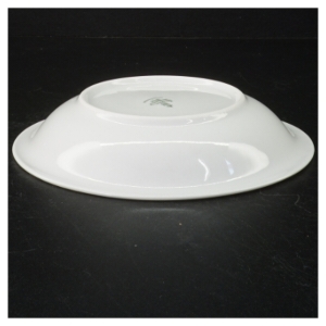 6 pastatallerkener/dybe tallerkener, hvidt porcelæn (str. 20 cm)