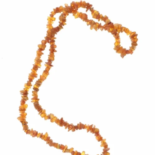 Baltisk ravhalskæde (str. 75 cm)