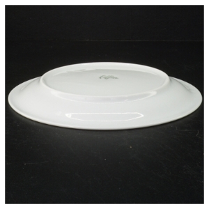 8 middagstallerkener, hvidt porcelæn (str. 23,5 cm)