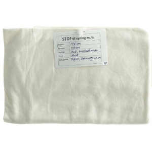 Stof, hvidt isoli (146 x 170 cm)