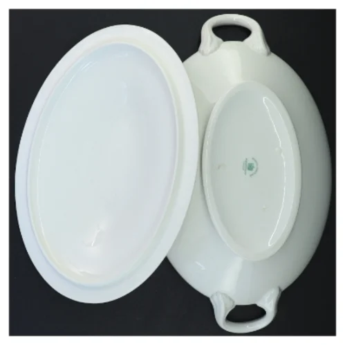 Terrin med låg, vintage (str. 31 x 18 cm)