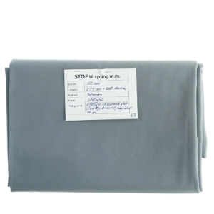 Stof, tetoron, stålgrå (150 cm x 275 cm)