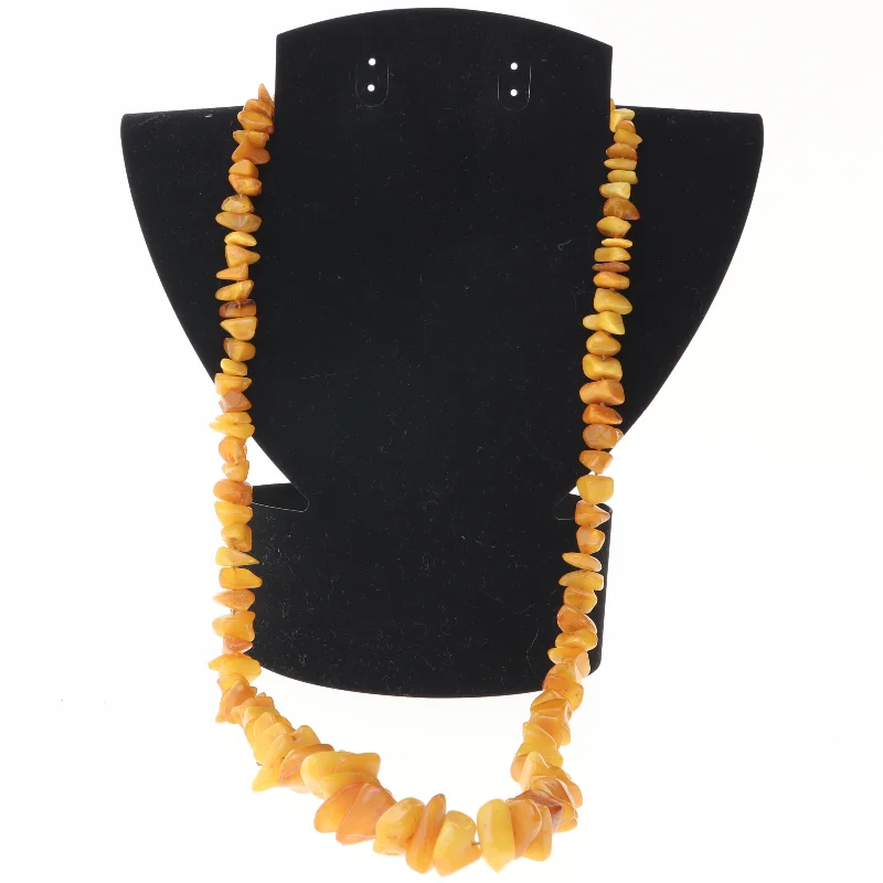 Baltisk ravhalskæde (str. 70 cm)