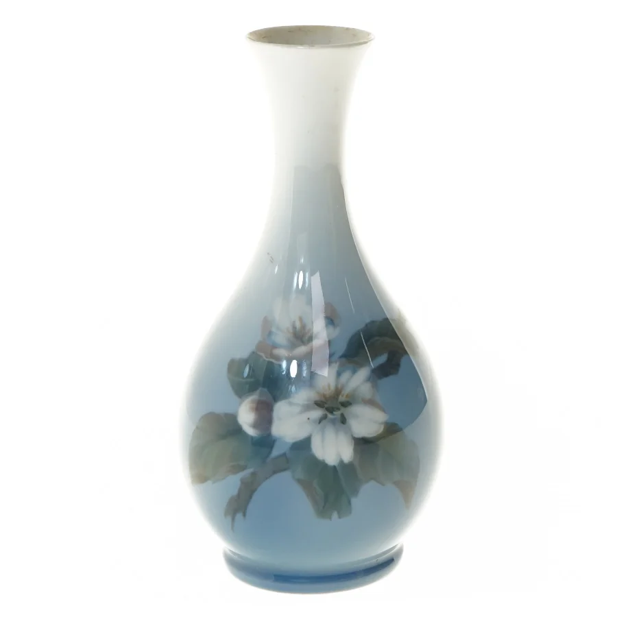 Blomstermønstret vase fra Royal Copenhagen (str. 22 cm)