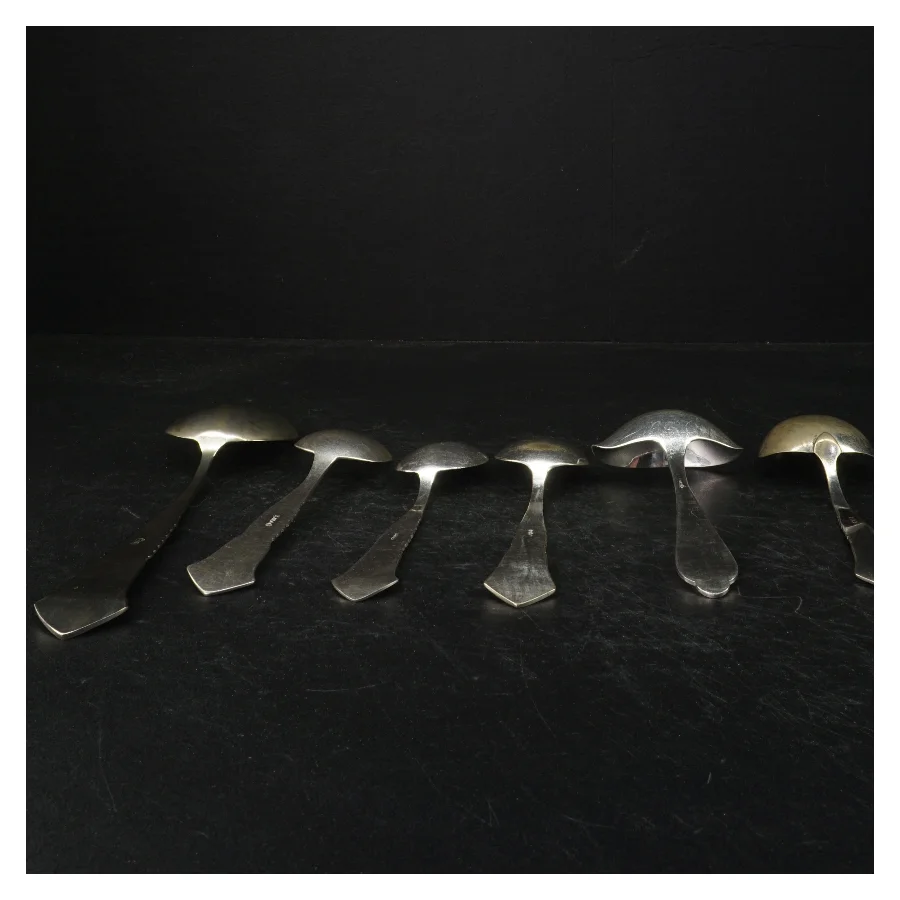 Serveringsbestik m.m., 2-tårnet sølvplet