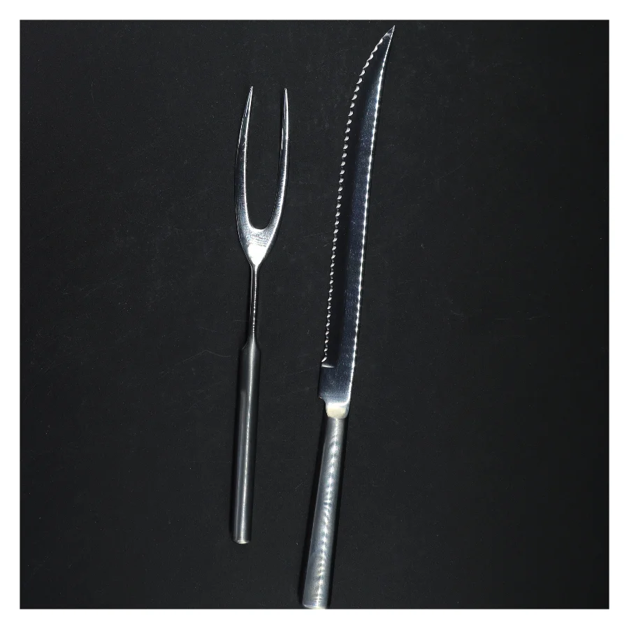 Stegegaffel og stegekniv fra Stelton