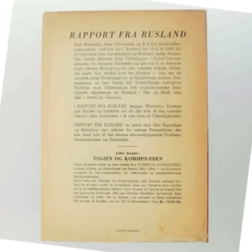 Rapport fra Rusland bog