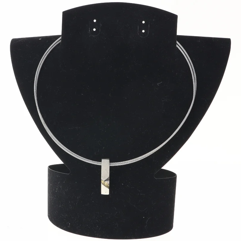 Halskæde med vedhæng i sølv (str. 45 cm)