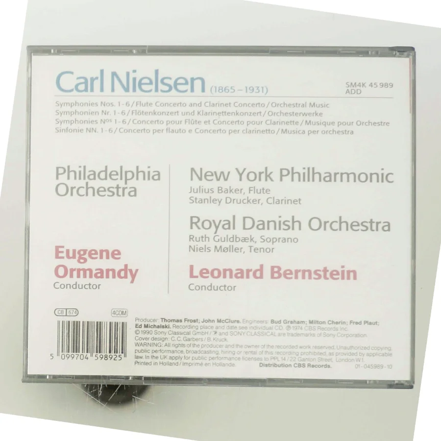 Carl Nielsen: Symphonies Nos. 1-6 (DVD)