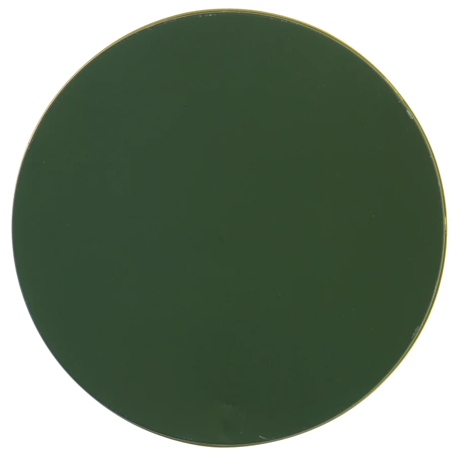 Metaldåse med jordbærmotiv (str. Ø. 17 cm. længde. 20 cm)