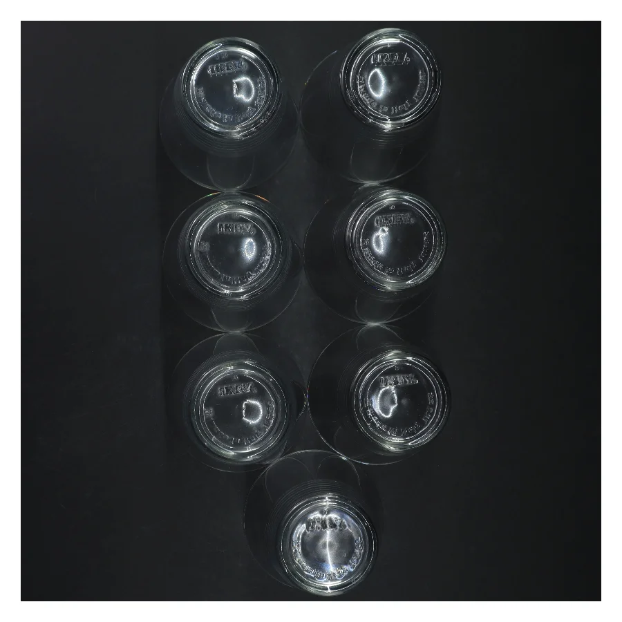 7 drikkeglas fra IKEA (str. H 12 cm, ø 8,5 cm)