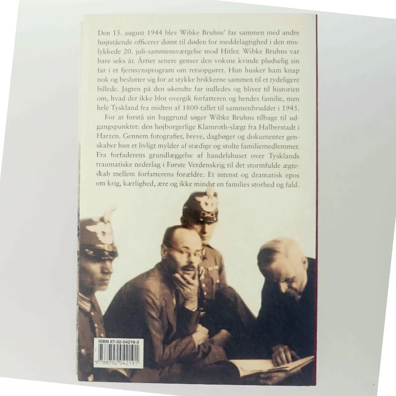 Mit fædrene land : en tysk families historie af Wibke Bruhns (Bog)