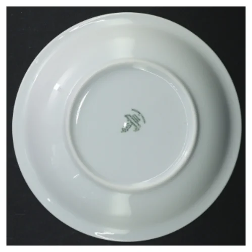 6 pastatallerkener/dybe tallerkener, hvidt porcelæn (str. 20 cm)