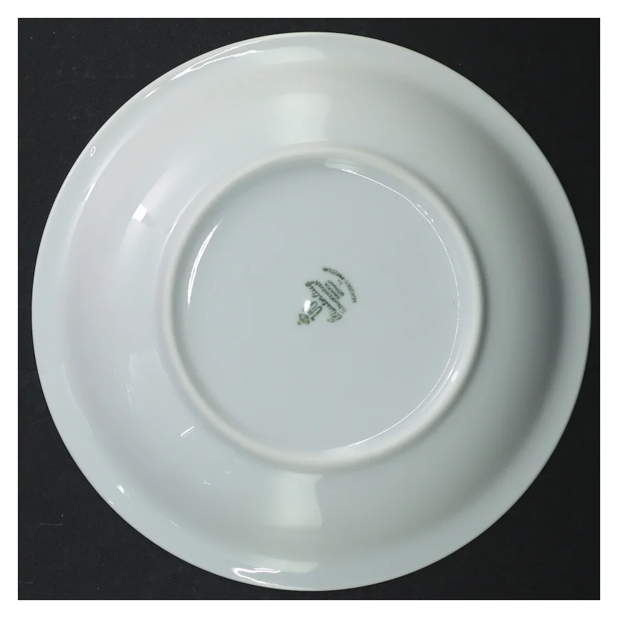 6 pastatallerkener/dybe tallerkener, hvidt porcelæn (str. 20 cm)