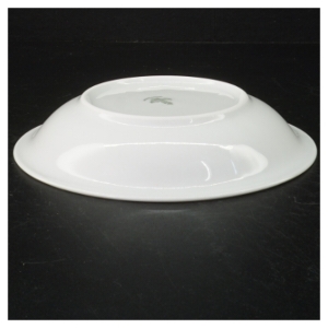 6 pastatallerkener/dybe tallerkener, hvidt porcelæn (str. 20 cm)