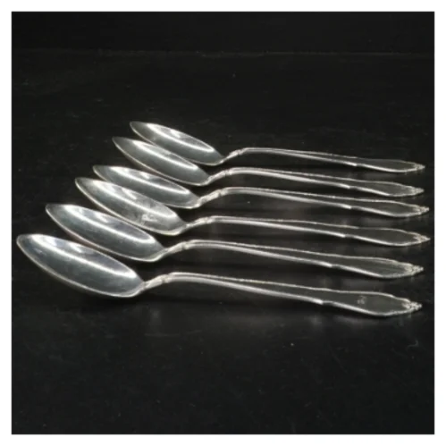 6 dessertskeer i 2-tårnet (str. 17 cm)