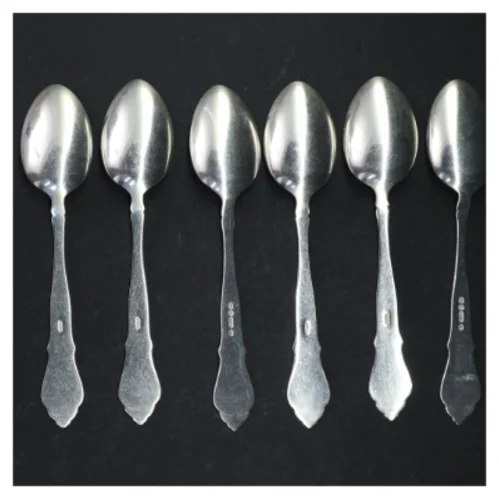 6 dessertskeer i 2-tårnet (str. 17 cm)