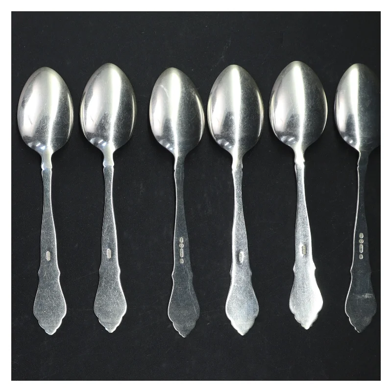 6 dessertskeer i 2-tårnet (str. 17 cm)