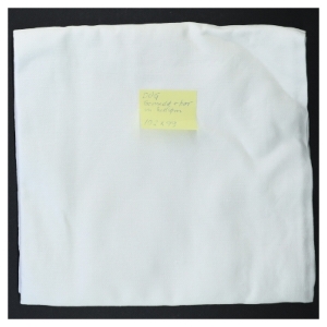 Hvid dug med hulsøm (bomuld og hør) (str. 102 x 99 cm)