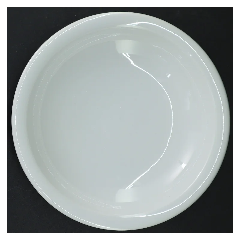 6 pastatallerkener/dybe tallerkener, hvidt porcelæn(str. 20 cm)